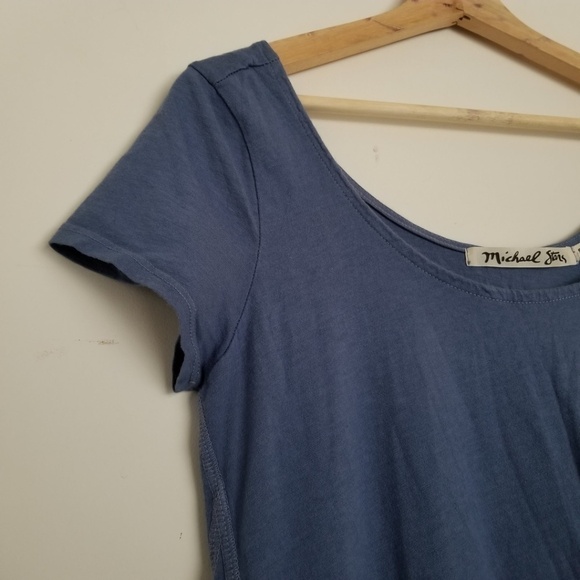 Michael Stars Blue Short Sleeve Dress Size Small - Picture 6 of 8